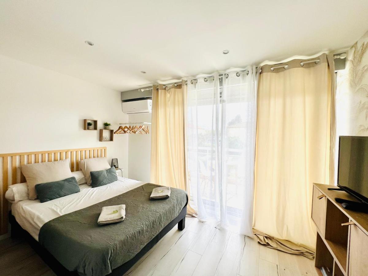 Les Palmiers - Appartement Avec Piscine Proche Plages - Wifi Et Clim Antibes Zewnętrze zdjęcie