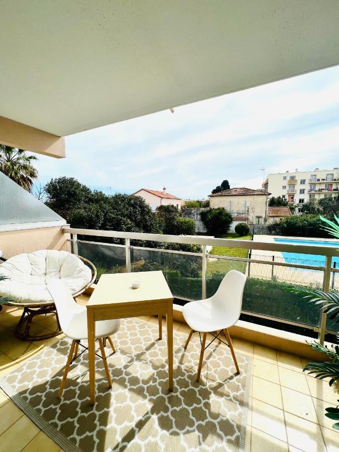 Les Palmiers - Appartement Avec Piscine Proche Plages - Wifi Et Clim Antibes Zewnętrze zdjęcie