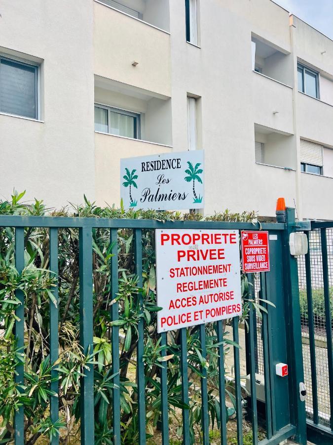 Les Palmiers - Appartement Avec Piscine Proche Plages - Wifi Et Clim Antibes Zewnętrze zdjęcie